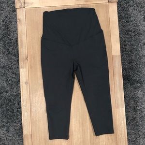 Zella Live In Maternity Crop Leggings (Large)